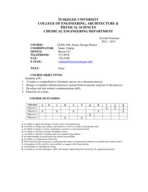 Fillable Online Tuskegee Progress Reports Tuskegee University