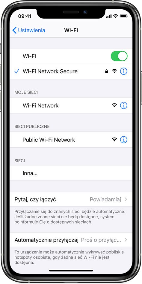 Nawi Zywanie Po Czenia Z Sieci Wi Fi Na Telefonie Iphone Ipadzie Lub