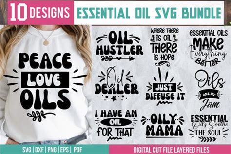 Essential Oil SVG Bundle Graphic By Svgstudiodesignfiles Creative Fabrica