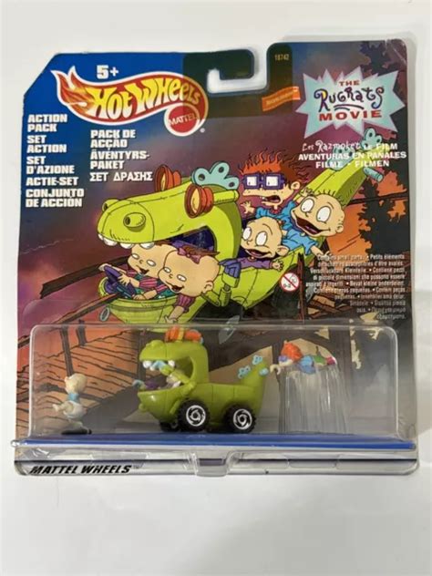 THE RUGRATS MOVIE Hot Wheels Action Pack REPTAR WAGON Voir Notices EUR