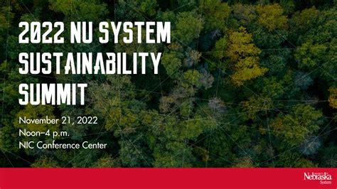 Inaugural Systemwide Sustainability Summit To Be Held Nov Students