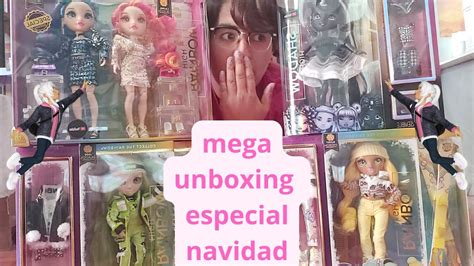 Mega Unboxing Especial Navidad Rainbow High 08 YouTube