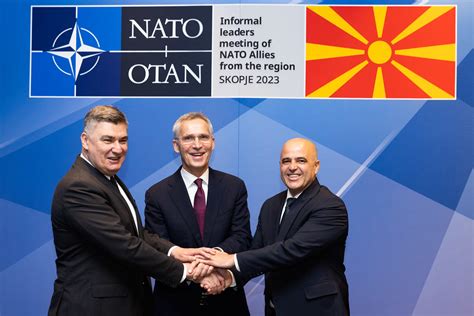 NATO Secretary General Visits The Western Balkans North Flickr