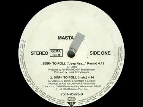 Masta Ace Incorporated Born To Roll Instrumental Bpm Youtube