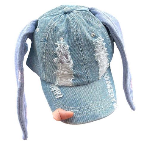 SQ2 OMG NewJeans Dance Baseball Cap With Bunny Ears HANNI DANIELLE