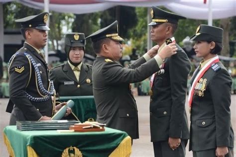 55 Perwira TNI AD Naik Pangkat Jadi Bintang Satu Hingga Tiga