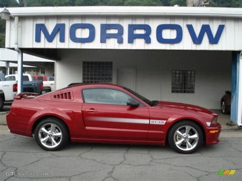 2009 Dark Candy Apple Red Ford Mustang Gt Cs California Special Coupe 51856319