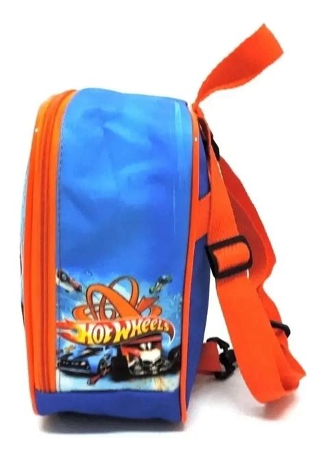 Kit Mochila Infantil Rodinhas M Bolsa Sacola Hot Wheels Parcelamento Sem Juros