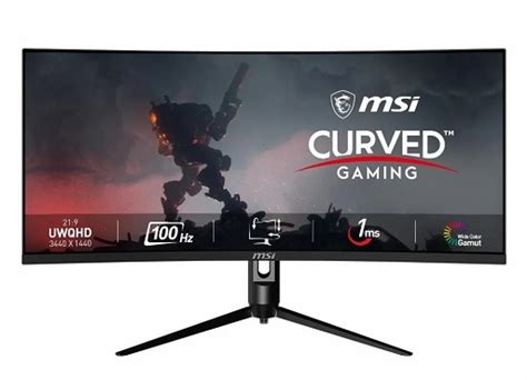 Msi Mag Cqpv Curved Ultrawide Gaming Monitor Cm Zoll Uwqhd