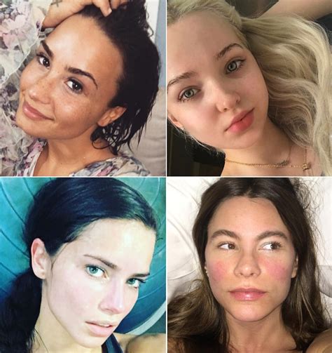 Así lucen las celebrities con y sin maquillaje cómo están mejor Foto 1