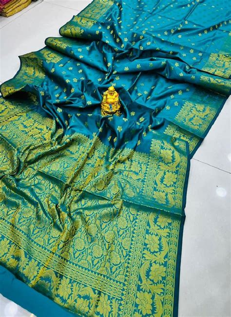 Ms Florina Silk Lichi Silk Designer Non Catalog Sarees The Ethnic World
