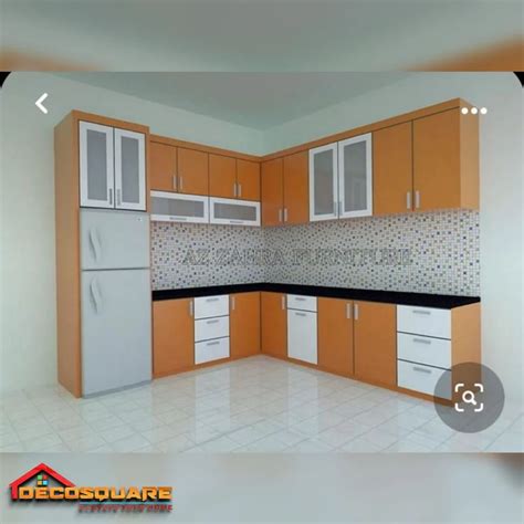 Modern L Shape Pvc Modular Kitchen At 1650 Sq Ft In Kolkata ID