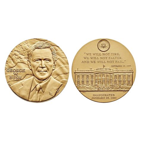 George W Bush Bronze Medal - The Patriotic Mint