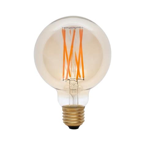 6W ELVA Ampoule LED filament Globe E27 Ø9 5cm 2200K 6W 41W 480 Lumens