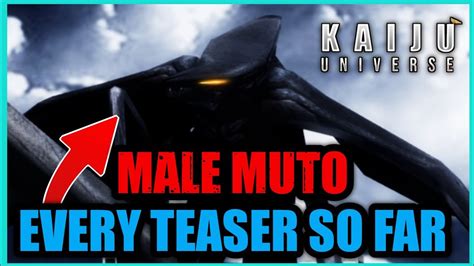 EVERY MALE MUTO MUTO REMODEL TEASER SO FAR ROBLOX KAIJU UNIVERSE YouTube