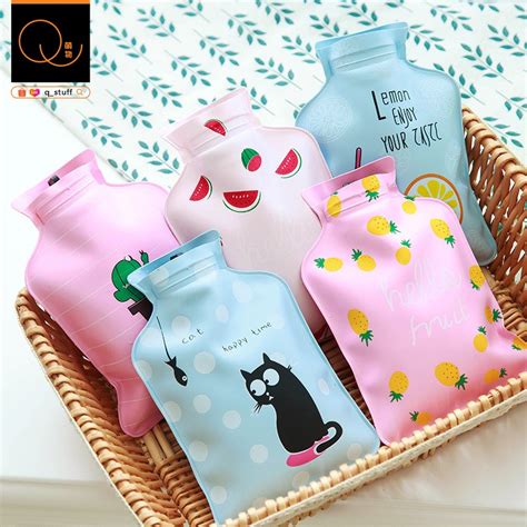 Mini Hot Water Bag Heat Pad Period Pain Relieve Keep Warm Cute Shopee Malaysia