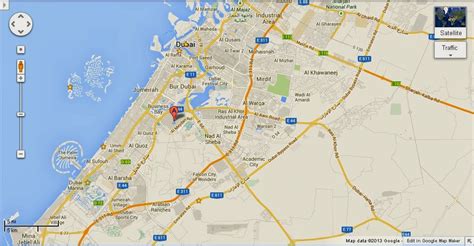 UAE Dubai Metro City Streets Hotels Airport Travel Map Info: Detail ...