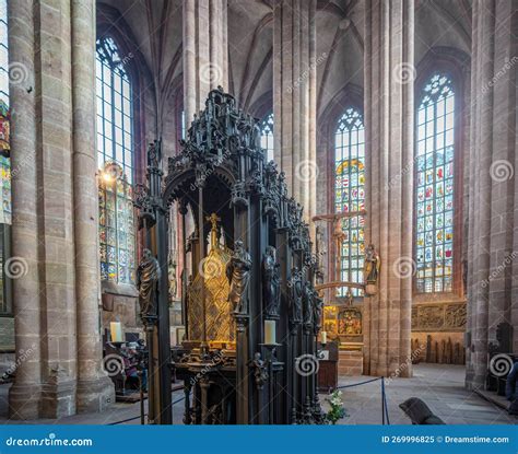 Tomb Of Saint Sebaldus At St Sebaldus Church Sebalduskirche Interior