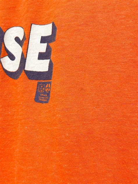 80S 90S Orange Crush Defense Print T Shirt Usa Vintage Movie Football