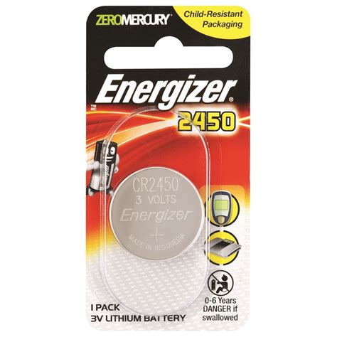 Energizer Lithium CR2450 Coin Battery Bunnings Warehouse