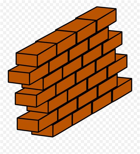 Free Brick Wall Transparent Png Brick Wall Clipart Emojibrick Wall