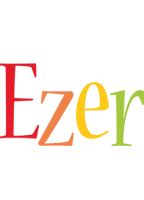 Ezer Logo | Name Logo Generator - Smoothie, Summer, Birthday, Kiddo, Colors Style