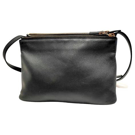 Céline Trio Black Leather ref 776267 Joli Closet