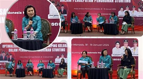 Ketua TP PKK Minahasa Paparkan Optimalisasi Penanganan Stunting