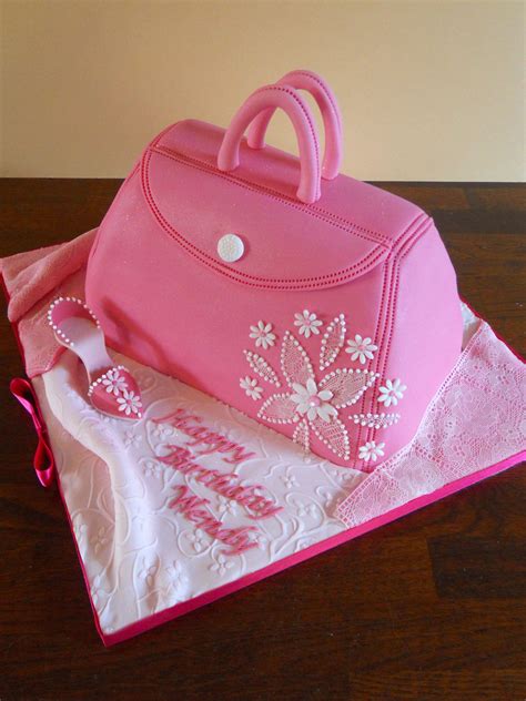 Pink Handbag Birthday Cake Coppertopcakes Co Uk Bag Cake