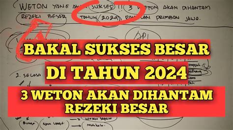 Bakal Sukses Besar Weton Ini Akan Dihantam Rezeki Besar Di Tahun