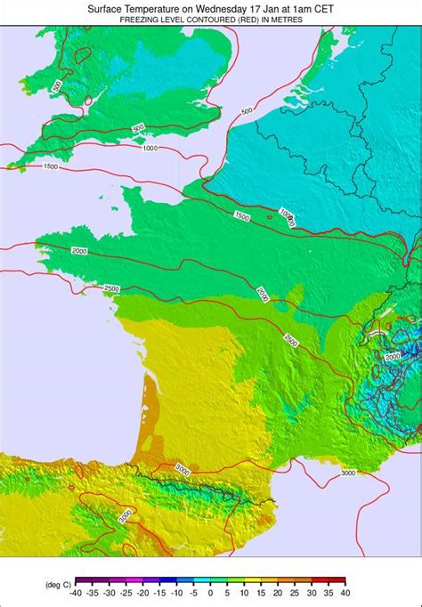 France Temperature Forecast