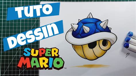 Comment Dessiner La Carapace De Mario Facile YouTube