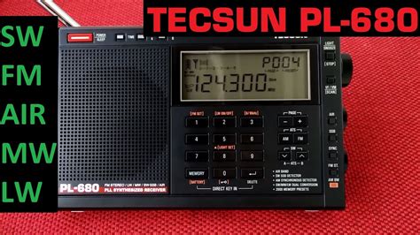 Tuning All The Tecsun Pl 680 Bands Sw Fm Air Mw And Lw Youtube