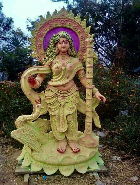 Saraswathy Saraswati Goddess Durga Goddess Saraswati Murti