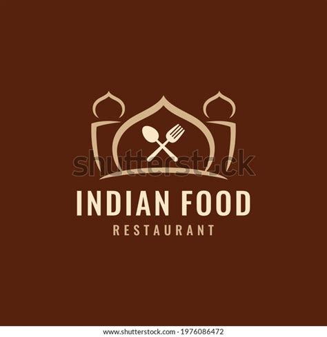 Indian Food Restaurant Logo Design Stock Vector (Royalty Free ...