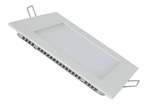 Panel Led Spot Embutir Cuadrado W Luz Fr A B Color Blanco Mercadolibre