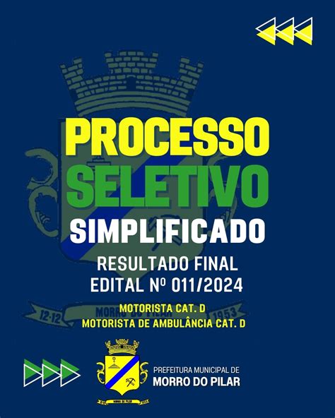 Resultado Final Do Processo Seletivo Simplificado Para Contratação🥦