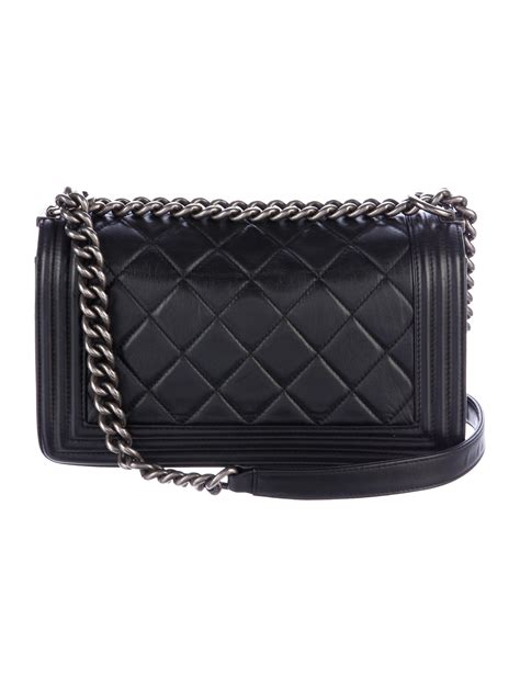 Chanel Quilted Medium Boy Flap Bag Handbags CHA182369 The RealReal