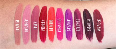 Maybelline Superstay Matte Ink Lipstick Swatches