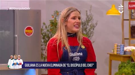 El Disc Pulo Del Chef Lider Sinton A Con La Eliminaci N De Giuliana