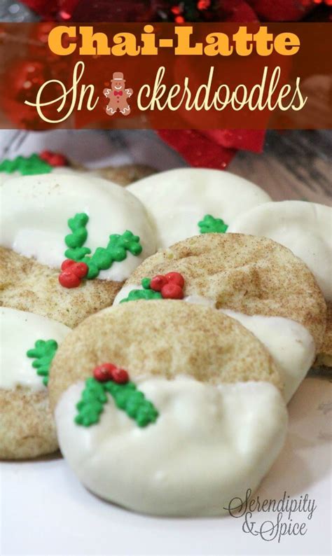 Chai Latte Snickerdoodle Cookie Recipe Serendipity And Spice