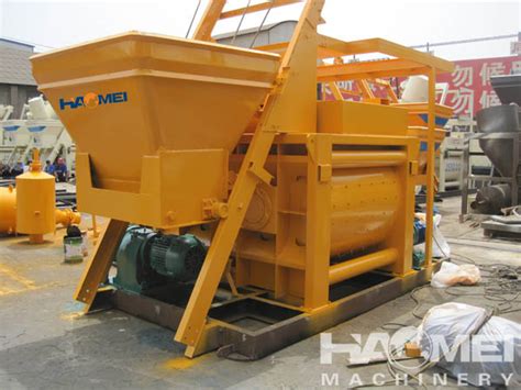 JS750 Concrete Mixer 750L Twin Shaft Horizontal Forced Type Mixer