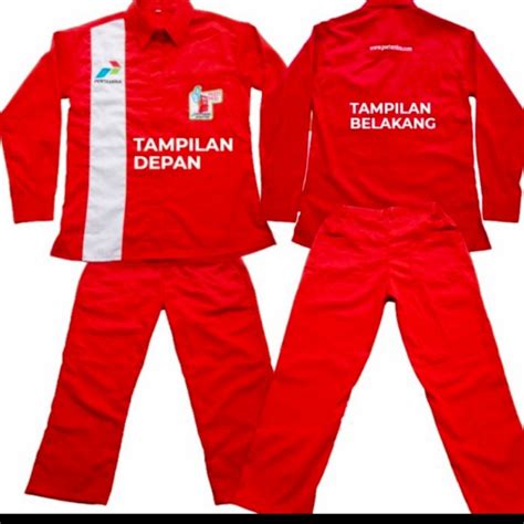 Jual Seragam Driver Baju Seragam Operator Spbu Pom Bensin Pertamina