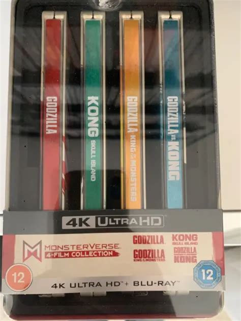 MONSTERVERSE 4K UHD Blu Ray Steelbook Collection Ultra HD Zavvi UK