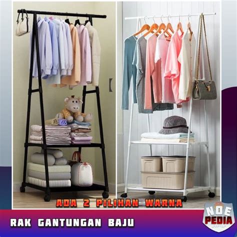 Jual Stand Rak Pakaian Gantungan Baju Multifungsi Segitiga Anti Slip