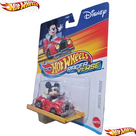 Carrinho Hot Wheels Racer Verse Singles Original HKB Mickey Mouse De Coração Shop