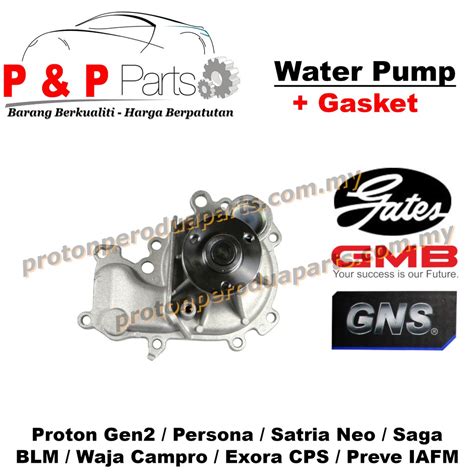 Water Pump For Proton Gen Persona Blm Satria Neo Gen Waja Campro