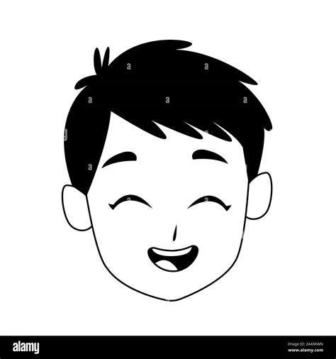 happy kid face icon, flat design Stock Vector Image & Art - Alamy