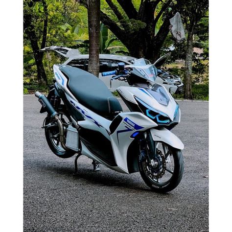 Jual STRIPING STICKER ALL NEW AEROX CONNECTED NVX 155 TRANSPARAN