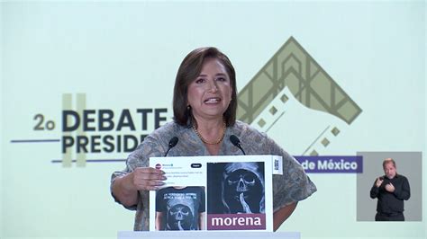 Narcocandidata El Error De Xóchitl Gálvez En El Segundo Debate